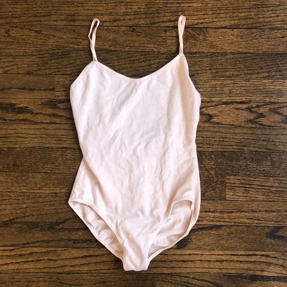 Other - 3/$10 SO DANCA Girls Light Nude Stretch Cotton Dance Bodysuit Leotard